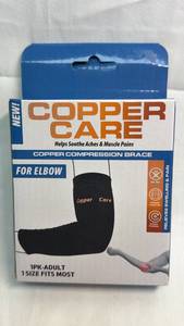 lot 93 image: Copper Care Compression Elbow Brace
