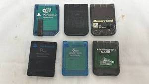 lot 120 image: PlayStation 2 Memory Card Collection - 6 Piece Set