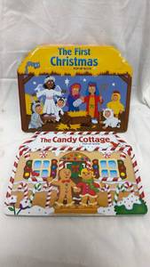 lot 141 image: Pop-Up Book Set - The First Christmas and Candy Cottage