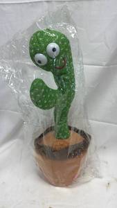 lot 151 image: Dancing Green Cactus Plush Toy