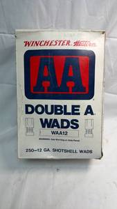 lot 163 image: Winchester Western AA Double A Wads WAA12 12 Gauge Shotshell Wads