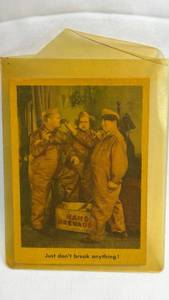 lot 207 image: Three Stooges Trading Card Set #74 Columbia Pictures