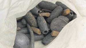lot 218 image: Collection of Lead Fishing Weights and Sinkers