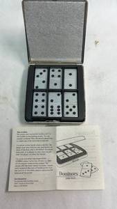 lot 233 image: Pocket Domino Set with Carrying Case