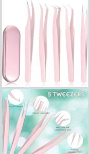 lot 249 image: 6pc Precision Tweezer Set