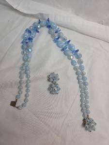 lot 257 image: Incredible Vintage Austrian Made Necklace and Clip Earring Set