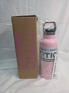 lot 266 image: RTIC Flamingo Pink Insulated Water Bottle