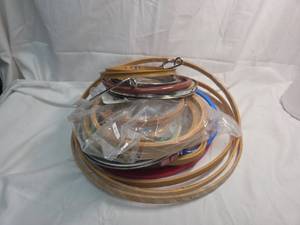 lot 276 image: Mixed Embroidery Hoops Collection