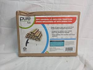 lot 281 image: Pure Fun 6.5-Inch Trampoline Spring Replacement Kit 20-Piece