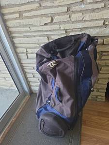 lot 287 image: Louisville Baseball Softball Equipment Bag with Bats and Balls