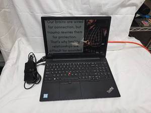 lot 223 image: Lenovo ThinkPad E590 Laptop with Charger