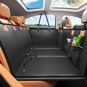 lot 231397 image: MYJAQI Back Seat Extender for Dogs, Waterproof Dog Car Seat Cover for Back Seat with Hard Bottom, 2026 Upgraded Material, Anti Scratch, Safer, Easy to Use and Clean, Holds 400lbs