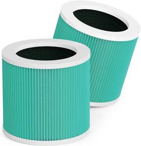 lot 331106 image: VOOPNU DH-JHD07 Air Filter Replacement 4-in-1 Filter for Pollen, Pet Dander, Hair, Smell, Dust - Pet Dander Version (Green), 2 Pack