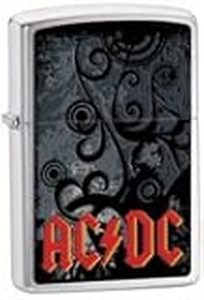 lot 20227 image: Zippo ACDC Pocket Lighter - Retail $46