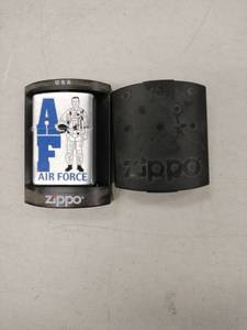 lot 20242 image: collectible Zippo lighter featuring a U.S. Air Force emblem - Retail $0