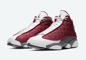 lot 20209 image: Jordan 13 Retro Gym Red Flint Grey - Retail $140