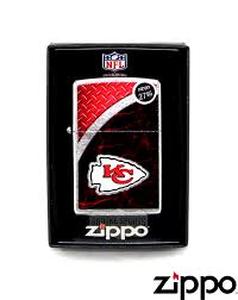 lot 20220 image: NFL Kansas City Chiefs windproof Zippo lighter - Retail $27.95