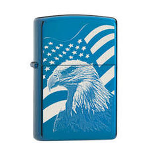 lot 20226 image: Zippo Allegiance Sapphire windproof lighter - Retail $32