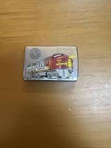lot 20229 image: Zippo Collectible Santa Fe F3 Diesel Locomotive design - Retail $74.99