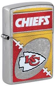 lot 20231 image: NFL Kansas City Chiefs Zippo windproof lighter - Retail $35.95