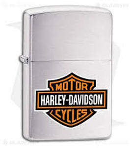 lot 20238 image: Zippo Harley-Davidson Bar and Shield Lighter - Retail $39