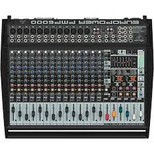 Behringer Europower PMP6000, a 20-channel powered mixer designed for live sound reinforcement - Retail: $549.00