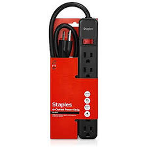 lot 20836 image: Hyper Tough 6-Outlet Power Strip - Retail $5