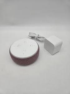 lot 20840 image: Amazon Echo Dot 3rd Gen C78MP8 Smart Speaker With Power Adapter - Retail $25
