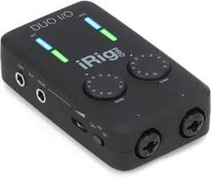 lot 20844 image: IK Multimedia iRig Pro Duo IO, a mobile 2-channel AudioMIDI interface - Retail $229.99