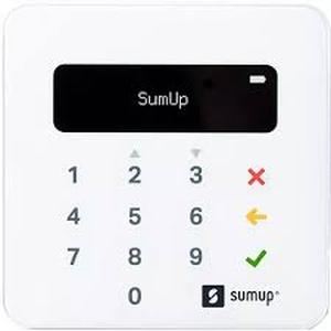 lot 20846 image: SumUp Plus Credit Card Reader - White  Verizon - Retail $39