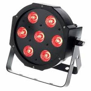 lot 20854 image: Eurolite LED SLS-7 Qcl floor spotlight - Retail $90
