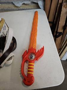 lot 58007 image: vintage Ringling Bros. and Barnum & Bailey light-up dragon sword