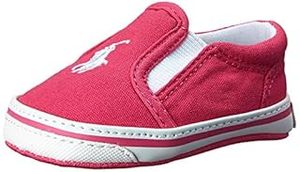 lot 58015 image: Polo Ralph Lauren Baby Girls Balmount Layette Casual Crib Sneakers from Finish Line