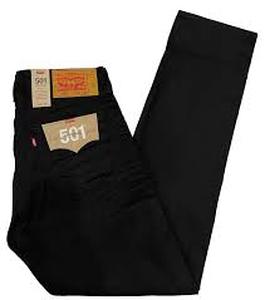 lot 58057 image: Levi Strauss and Co. Black Jeans - 501 - 34x34