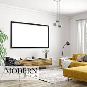 lot 58102 image: Crossfire fixed frame projector screen