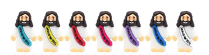 lot 2409 image: 20Pack Little Jesus Figurines in Bulk, Pocket Jesus Loves You, Jesus Small Figures, Little Tiny Jesus Figures for Church Christmas Party Favors Baptism Gifts Religious Gifts for Easter Egg Stuffers - Retail $0