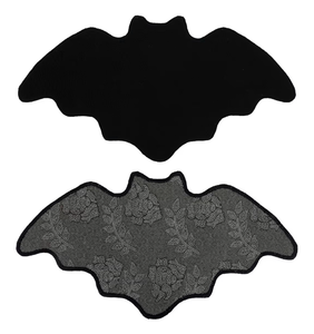 lot 2445 image: Bat Bath Mat Halloween Rug Goth Bath Mat,Non-Slip Rug for Front Door,Goth Mat for Bedroom,Black 30.1�15.1 Home Decor Mat - Retail $0