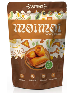 lot 2465 image: Moi Moi Cooking Pouch (Pack of 100)- Non-Toxic BPA-Free, Aluminum Stand Up Pouches - Retail $0