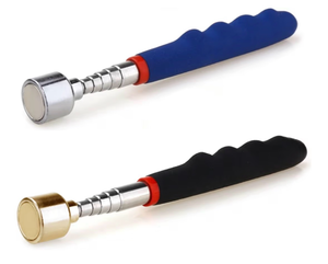 lot 2467 image: 2 Pieces Magnetic Telescoping Pick-Up Tool with Pocket Clip 20 Lb Extendable Magnetic Grabber Reacher Tools 7 to 30 Inch Flexible Magnet Retrieval Stick Gadget Suitable Gifts for Men - Retail $0