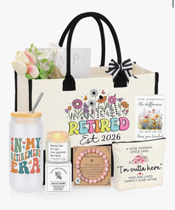 lot 2483 image: Retirement Gift for Woman 2026, Teacher Coworker Mom Grandma Retirement Gifts for Women - Retail $0