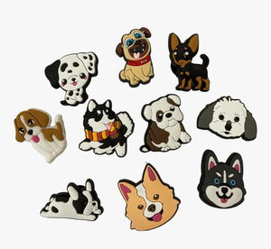 lot 2498 image: Shoes Decoration Charms for Girls, Holiday Style Shoe Charm, Cute Charms for Clogs Sandals, Accessories Charms for Girls Party, Easy to Install for Kids 12piece - Retail $0