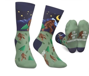 lot 2502 image: Book, Fishing, Hiking, Gamer, Camping, Pickle, Music, Foods, Ballerina  Bigfoot - Retail $0