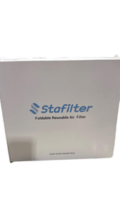 lot 2510 image: Stafilter Foldable Reusable Air Filter - Retail $25