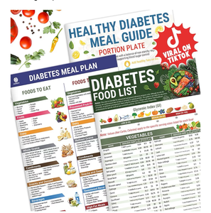 lot 2585 image: HAMIEW 3 Count Diabetes Food List and Meal Planner Laminated, Diabetic Food List Chart for Type 1 2 Diabetes, Healthy Diabetic Diet Meal Guide Plan Recipes Cookbook For Beginners Pre-Diabetes, Glycemic Index Chart - Retail $0