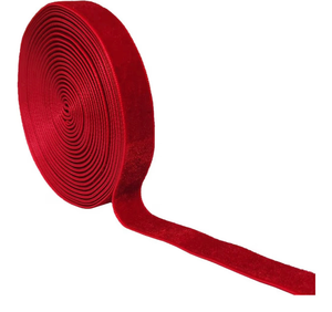 lot 2596 image: Wedding Christmas Valentins Day Gift Box DIY Craft Decor Velvet Ribbon (Red, 58x6Yards) - Retail $0