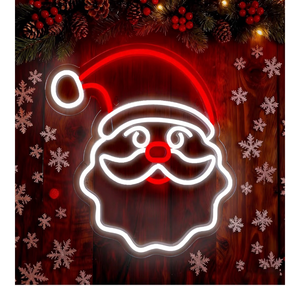 lot 2634 image: Christmas Neon Sign - Gdbkabf Christmas LED Neon Light Up Signs for Wall Decor Home Decor for Xmas Party Bedroom Living Room Business Bars Shop Decoration USB Operated - Retail $0