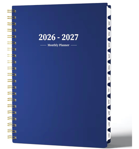 lot 2765 image: Ymumuda 2026 Planner-2 Year Monthly Planner 2026-2027, JAN.2026 - DEC.2027, 8.5 x 11, 26-27 Monthly Calendar,Large Planner with Spiral Bound, 24 Months Perfect for School Office Schedule GREEN - Retail $0