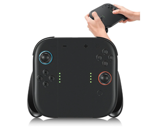 lot 2811 image: BRONAL Switch 2 Controller Grip �� 2000mAh Rechargeable Battery, Play & Charge While Gaming, Magnetic Lock, LED Indicator, Fast USB-C Charging - Retail $0