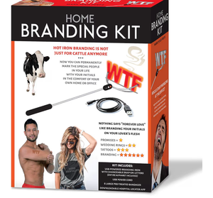 lot 2831 image: Maad Home Branding Kit Prank Gift Box - Perfect Gag for Valentines Day Gifts, Anniversary Presents, or White Elephant - Retail $0
