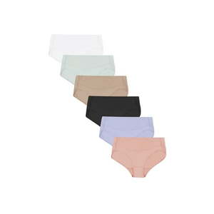 lot 2851 image: Hanes Women s Signature Smoothing Microfiber Hi-Cut Underwear  6-Pack - Retail $19